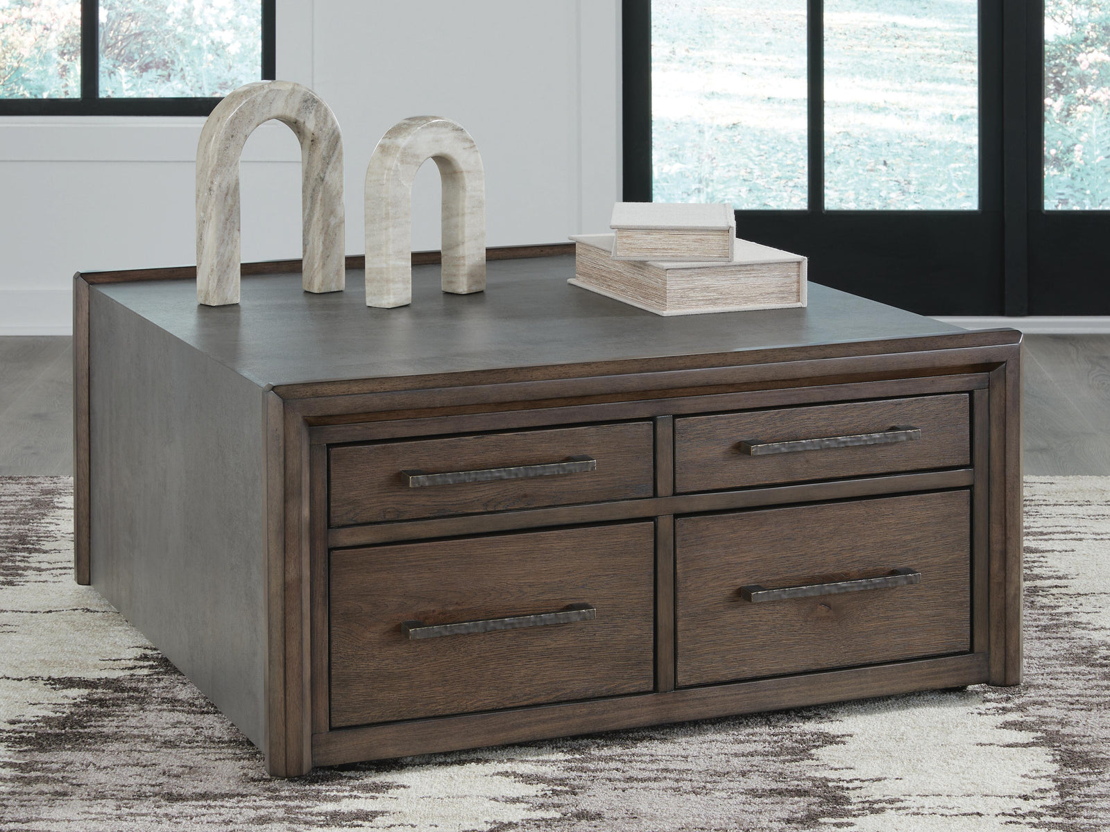 Kallenny Coffee Table - Brown/Gray  (T669-SI) - Image 2