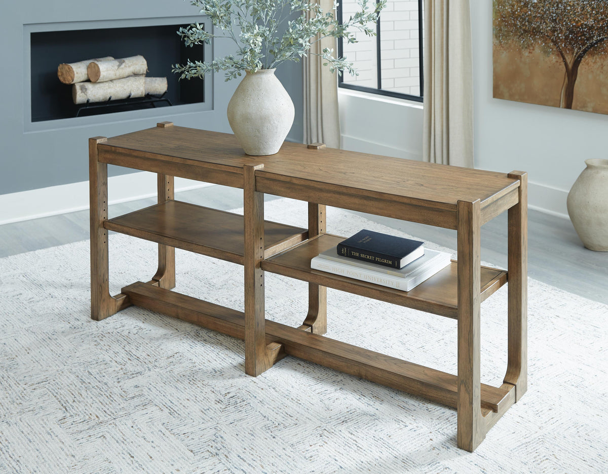Cabalynn Sofa Table - Light Brown  (T974-SI) - Image 4