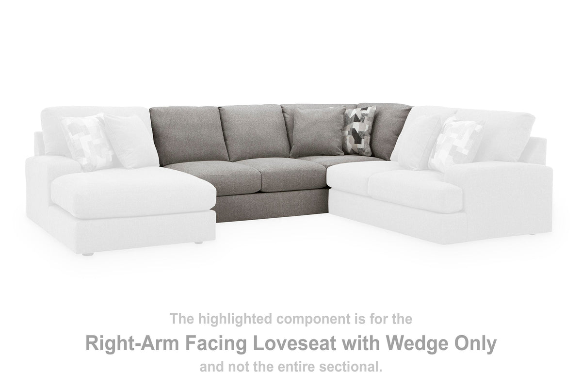 Lindon Right-Arm Facing Loveseat with Wedge (84704-SI) - Image 3