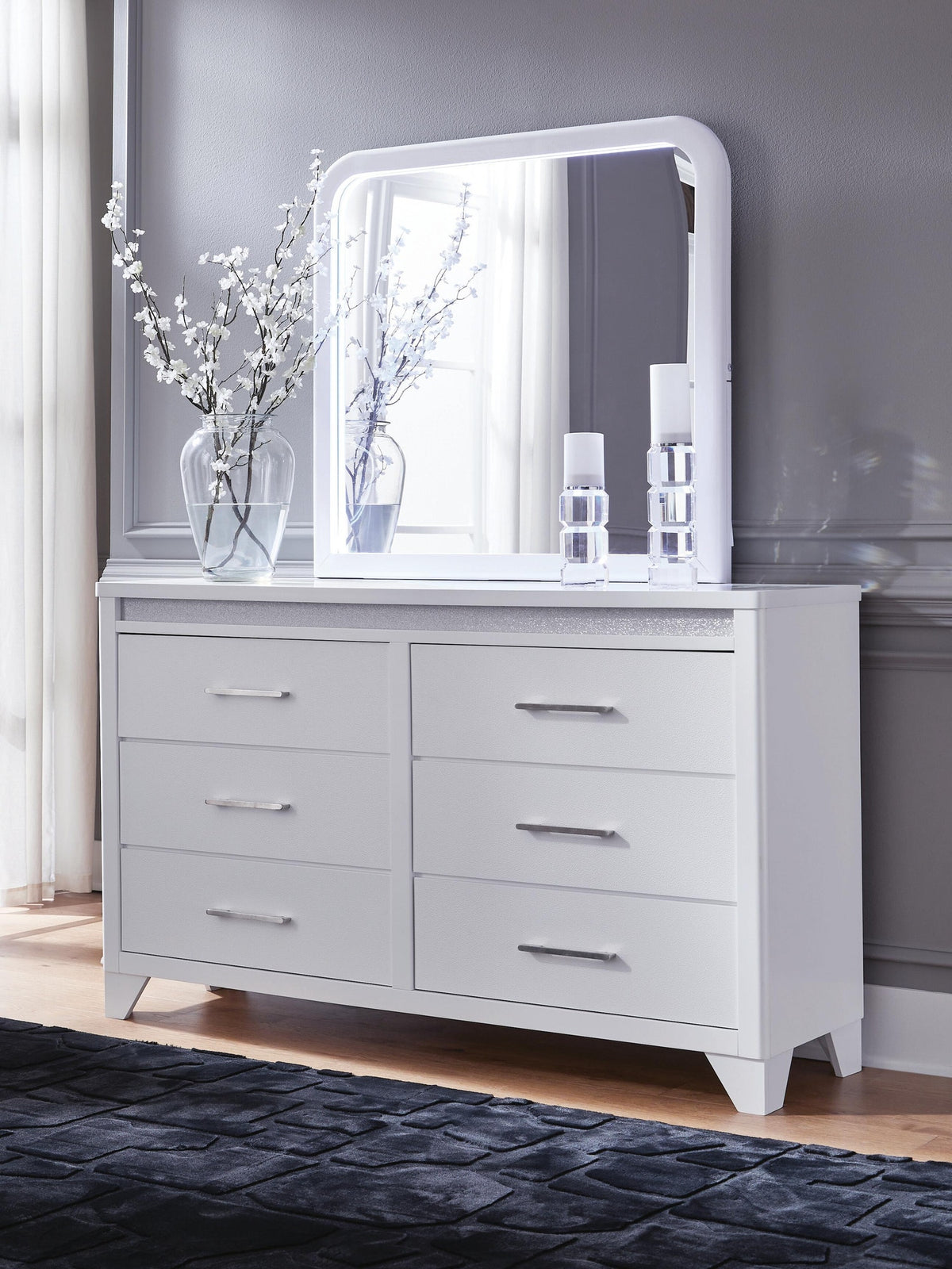 Jarlee Dresser and Mirror (PCB392-SI) - Image 2