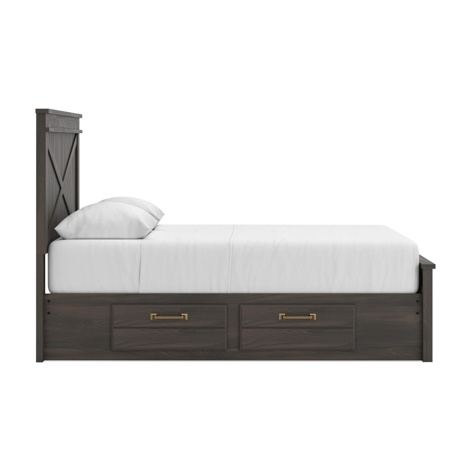 Vonitta Bay Queen Panel Storage Bed (PCB2648-SI) - Image 9