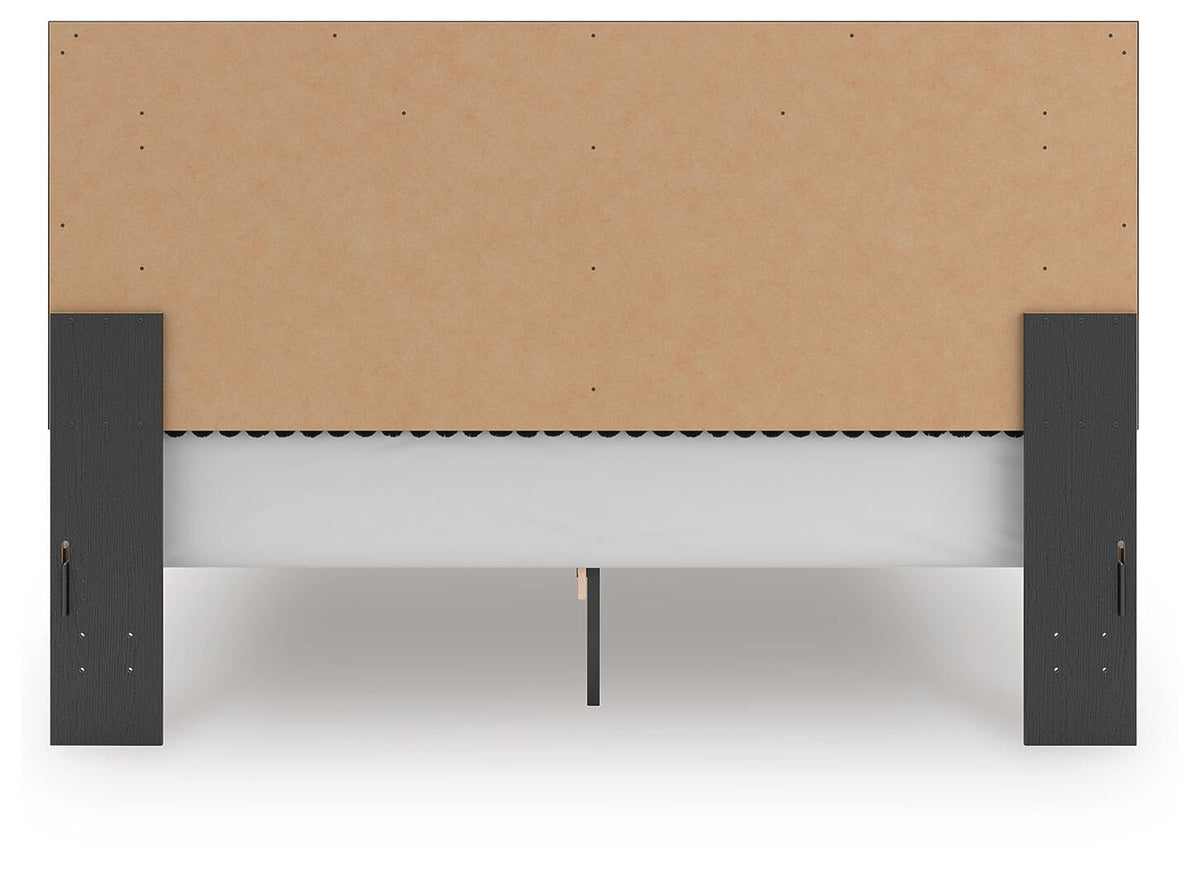 Zuraleus King Upholstered Panel Platform Bed (PCB3380-SI) - Image 3