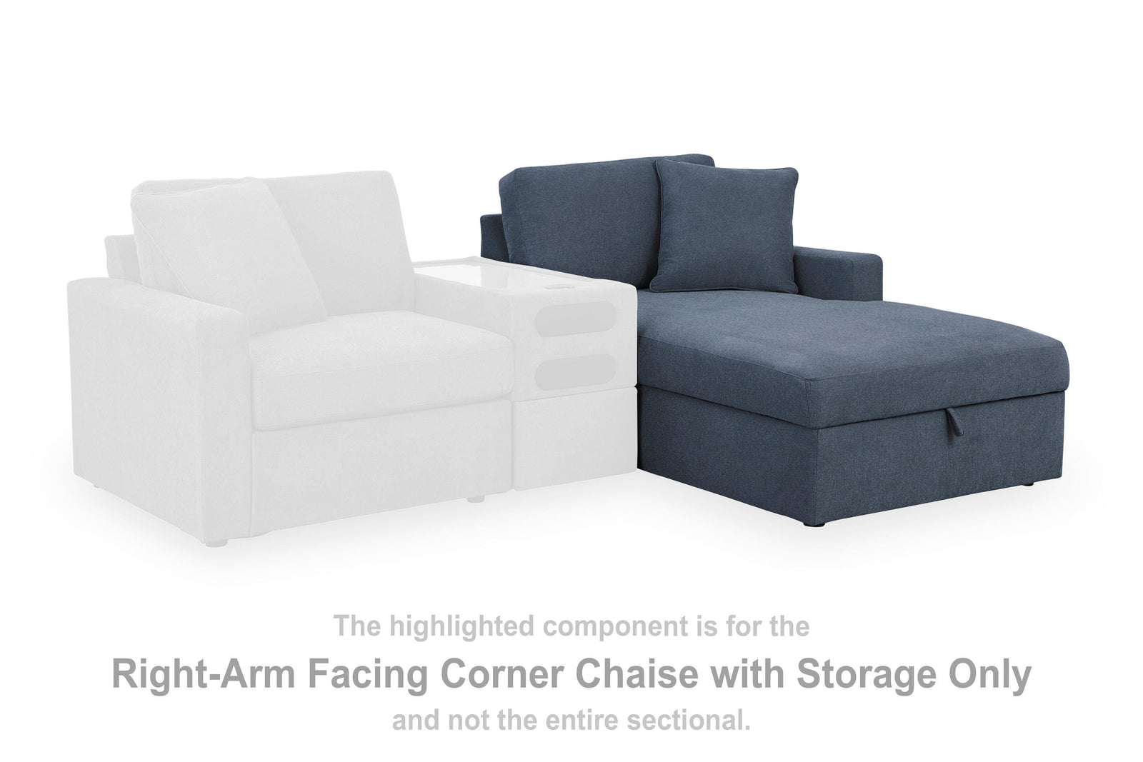 Modmax Right-Arm Facing Corner Chaise (92121-SI) - Image 41