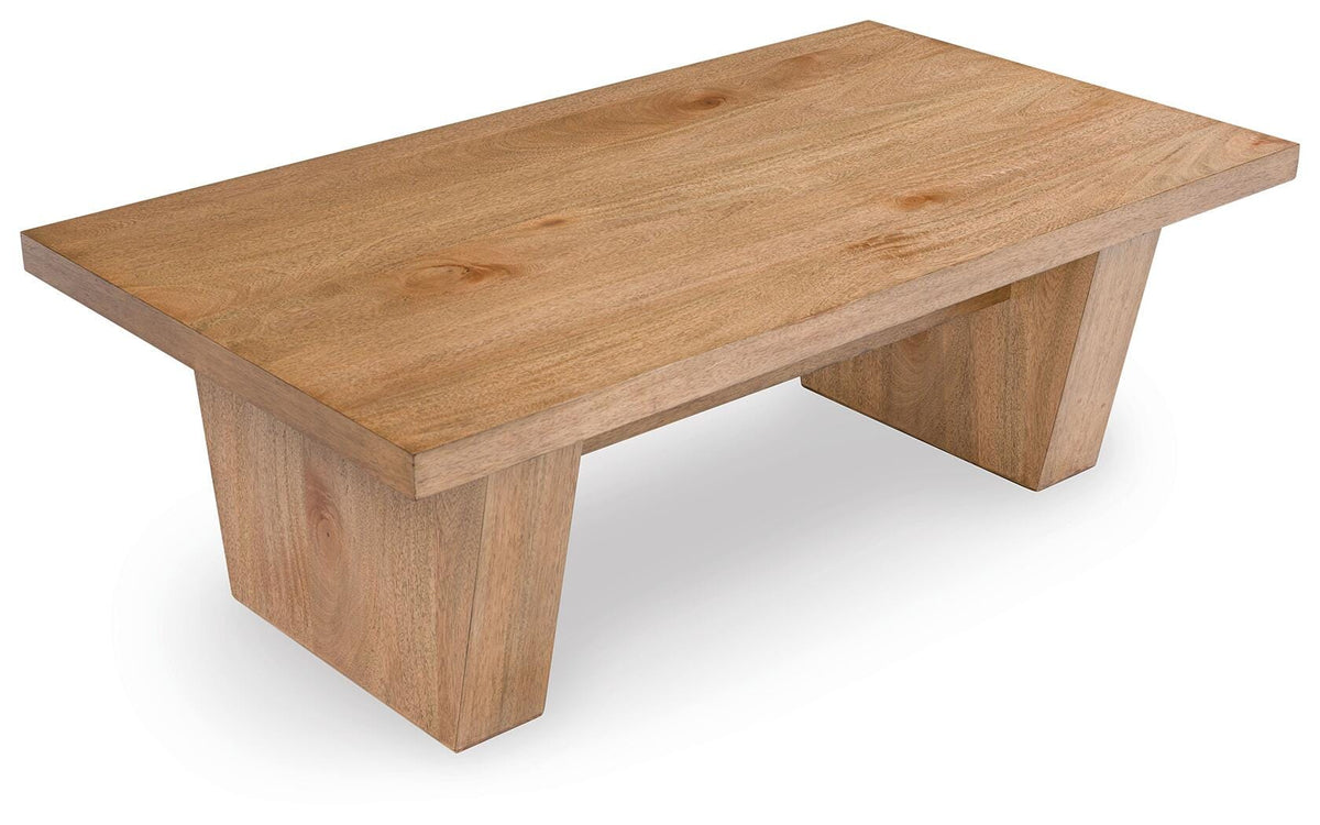 Kristiland Coffee Table and 2 End Tables - Light Brown  (T674-SI) - Image 5