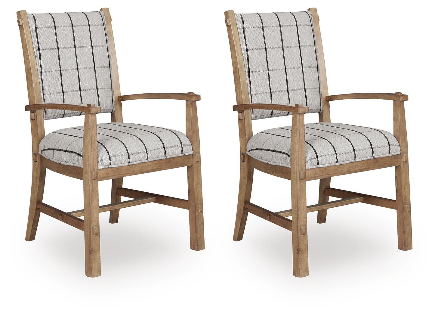 Ridgester Dining Arm Chair (Set of 2) (D858-SI)