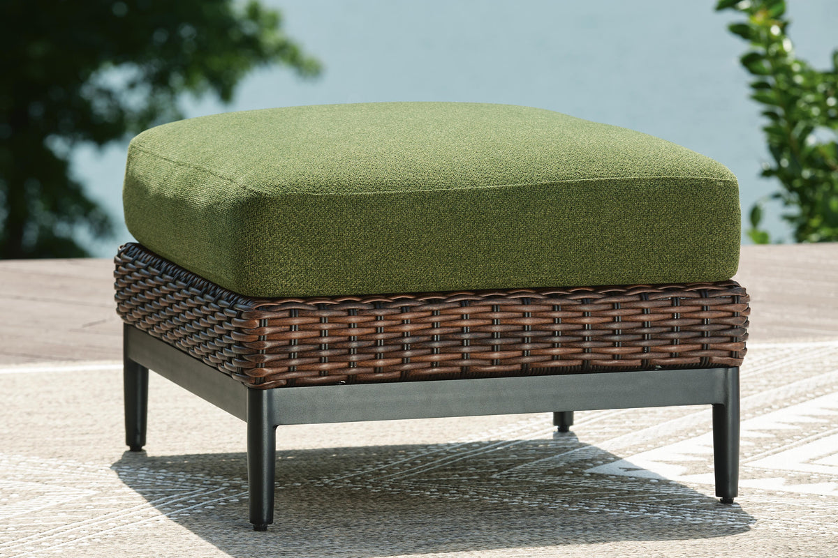 Horizon Hall Outdoor Loveseat with Cushion (P572-SI) - Image 10