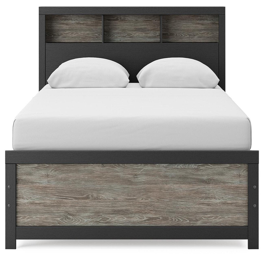 Broachmyn Queen Bookcase Bed (PCB1118-SI) - Image 3
