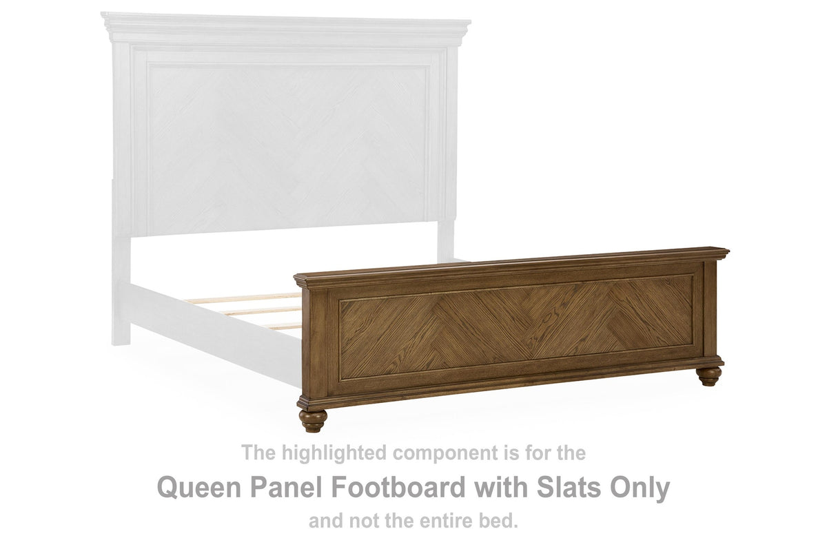 Karallin King/California King Panel Footboard with Slats (PCB782-SI)