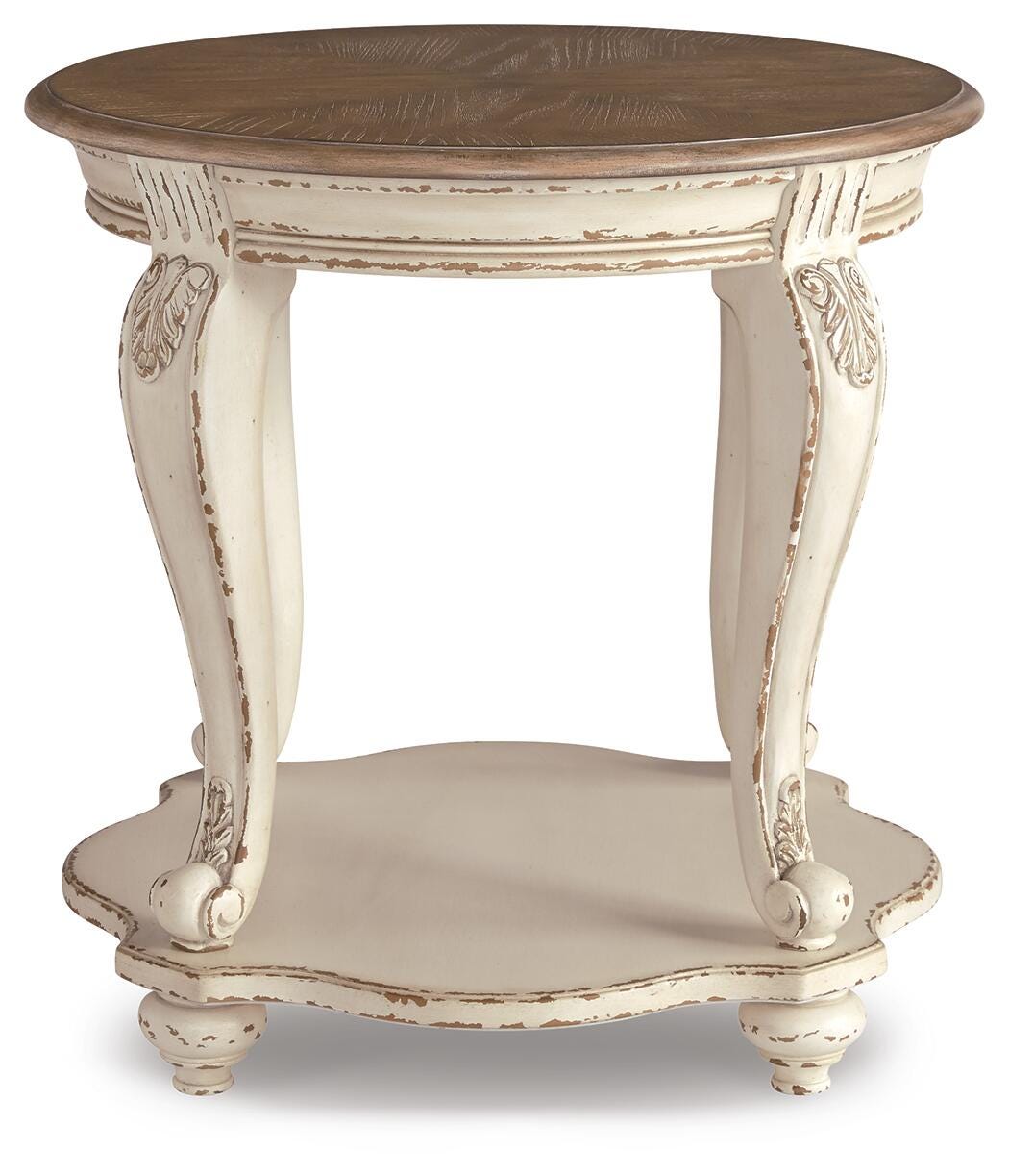 Realyn Coffee Table, 2 Ends and Console (T743-SI) - Image 9