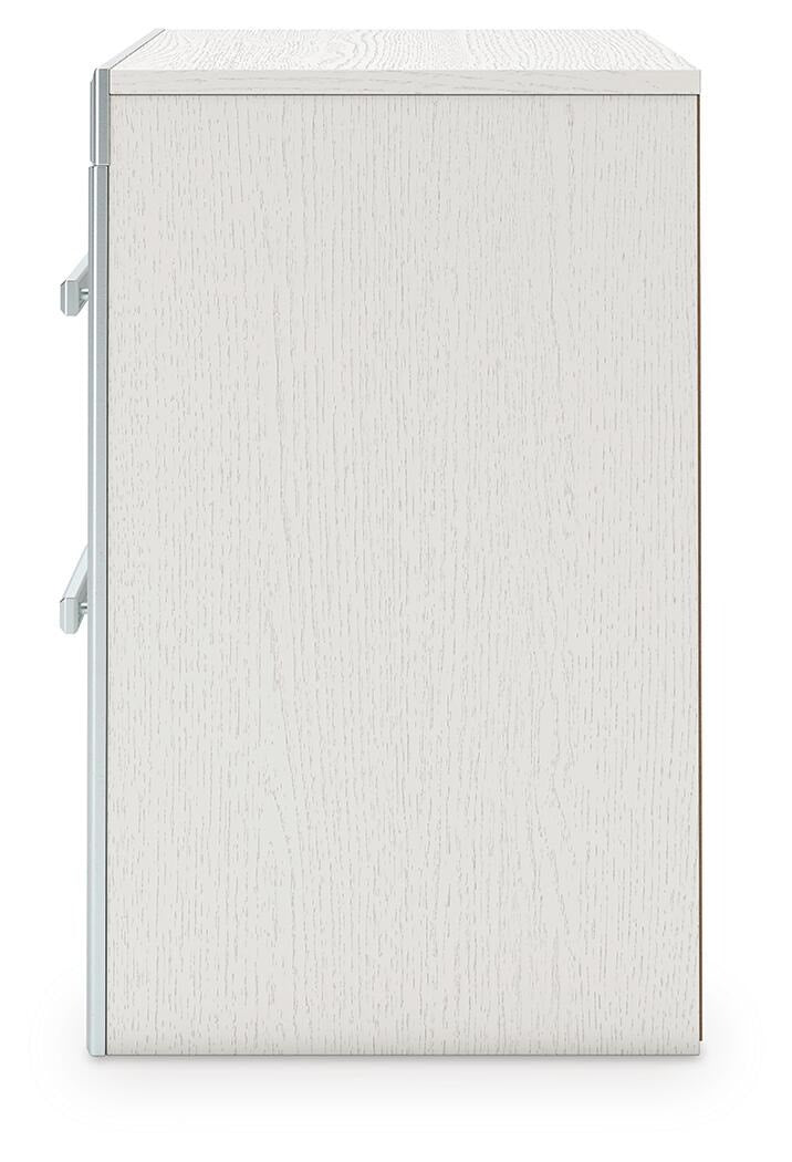 Zuraleus Queen Upholstered Platform Bed, Dresser, Mirror and Nightstand (PCB3381-SI) - Image 20