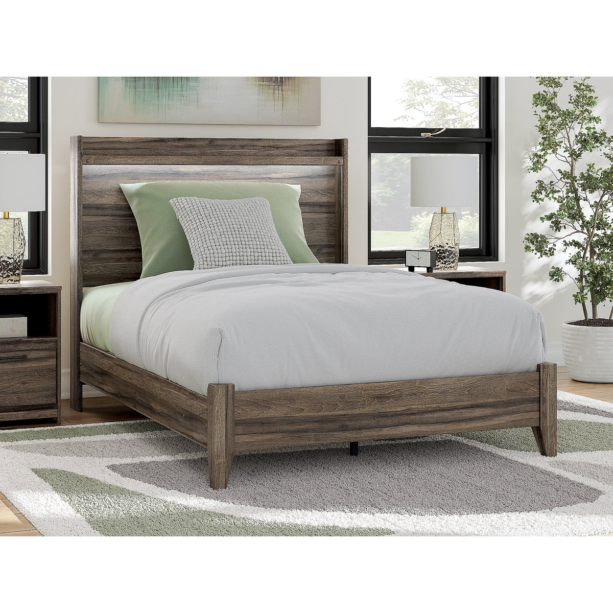 Elbrim Full Panel Bed, Dresser and Mirror (PCB2005-SI) - Image 19