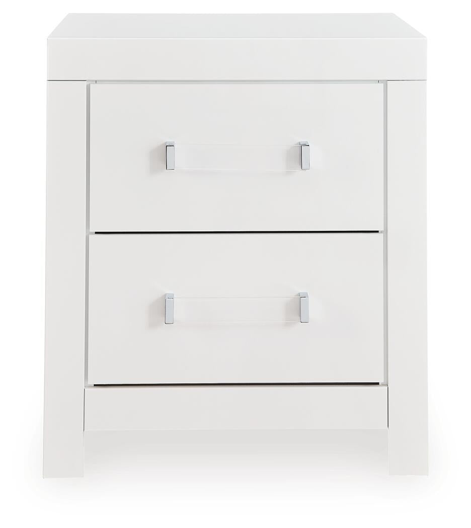 Maeling Queen Upholstered Panel Bed, Dresser, Mirror and Nightstand (PCB1119-SI) - Image 8