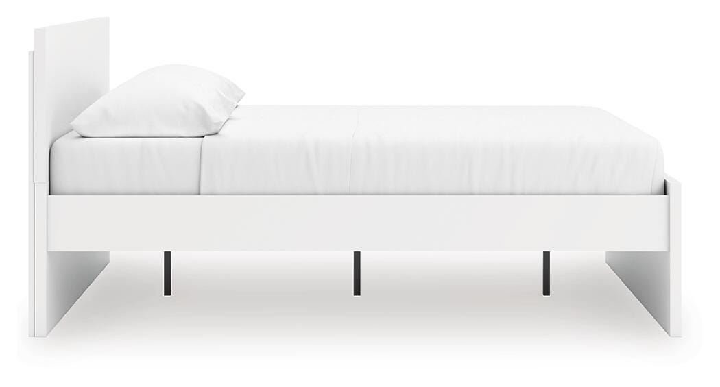 Onita Panel Platform Bed - White  (EB9630-SI) - Image 5