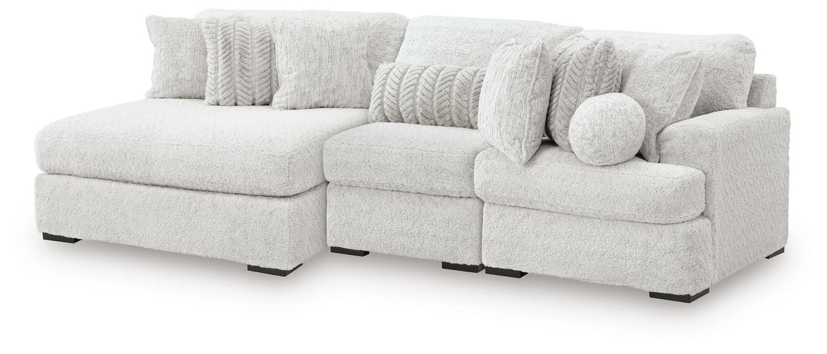 Cuddle Plush 3-Piece Sectional with Chaise (PC59106-SI)