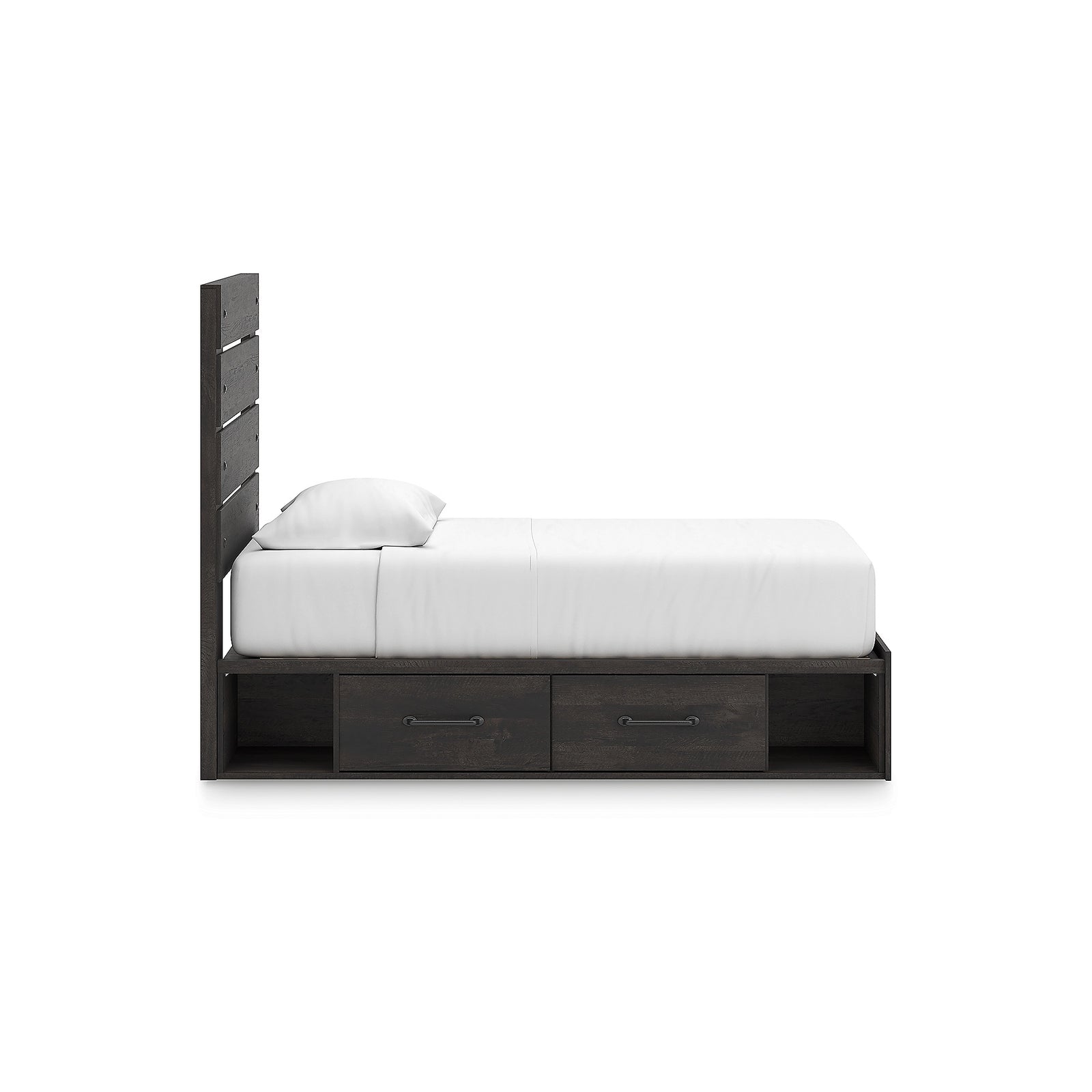 Hollivern Twin Panel Bed with Storage (PCB2108-SI) - Image 8