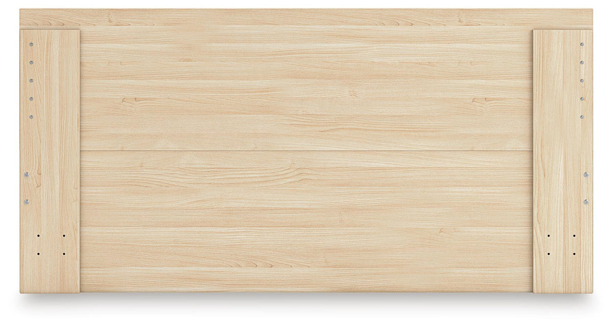 Onita Panel Platform Bed with 2 Side Storage - Natural  (EB9632-SI) - Image 8