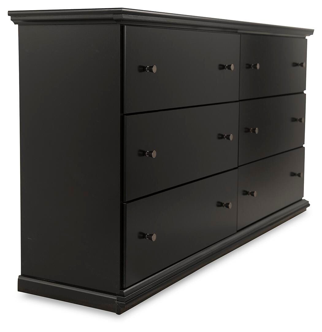 Maribel Panel Bed, Dresser and Nightstand (B138-SI) - Image 3