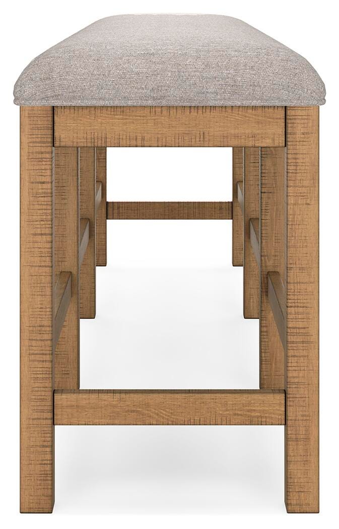 Havonplane Counter Height Dining Table, 6 Barstools and Bench (D773-SI) - Image 6