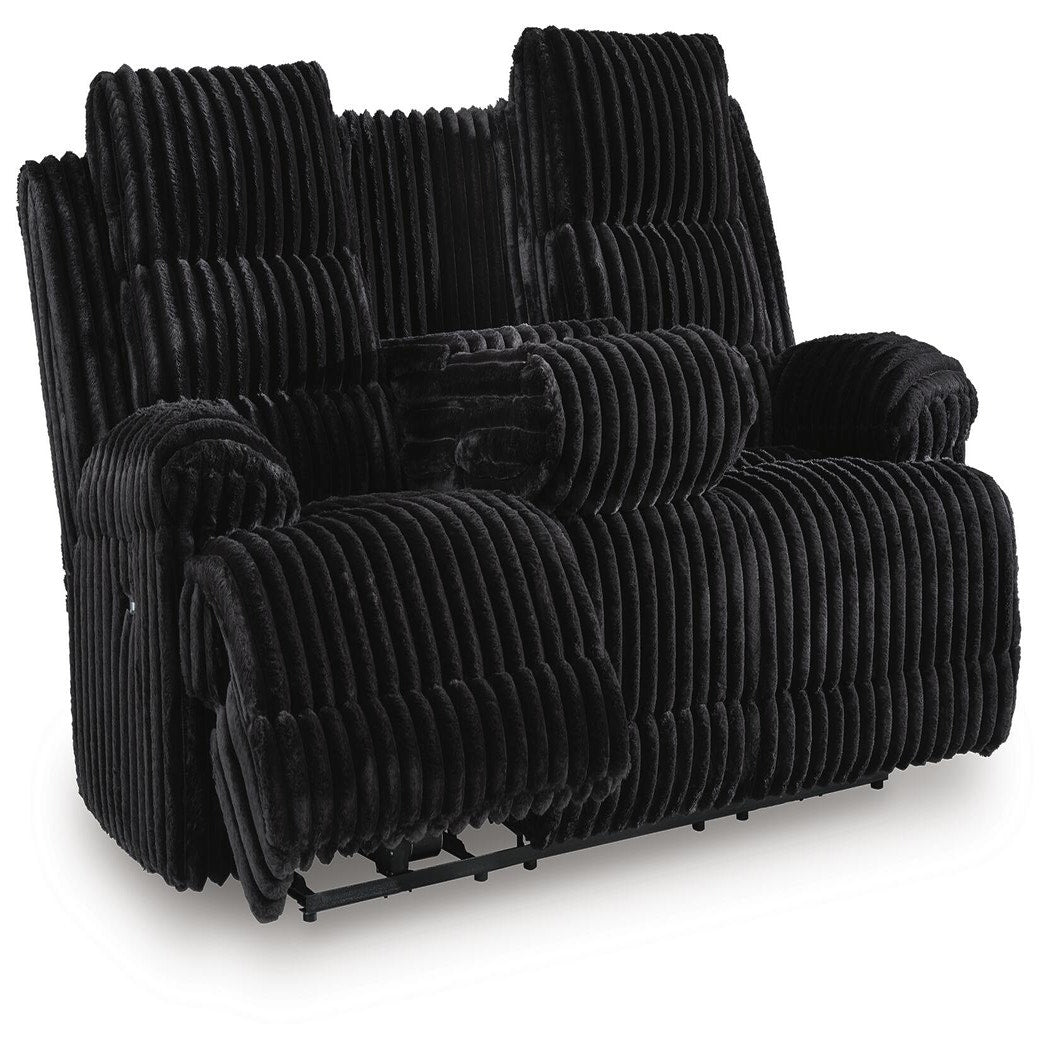 Rhines Falls Power Reclining Sofa with Drop Down Table (PC42805-SI) - Image 9
