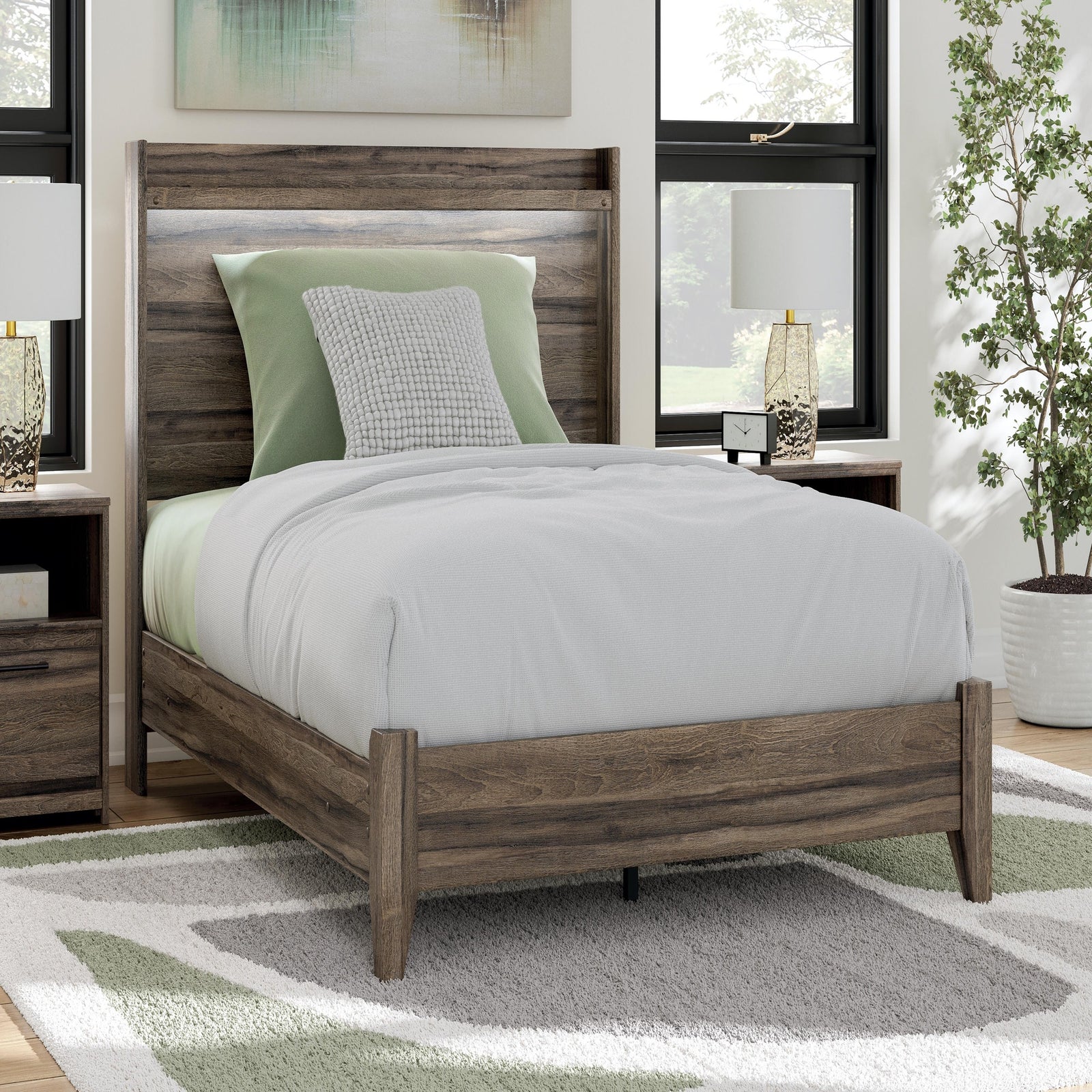 Elbrim Full Panel Bed, Dresser and Mirror (PCB2005-SI) - Image 19