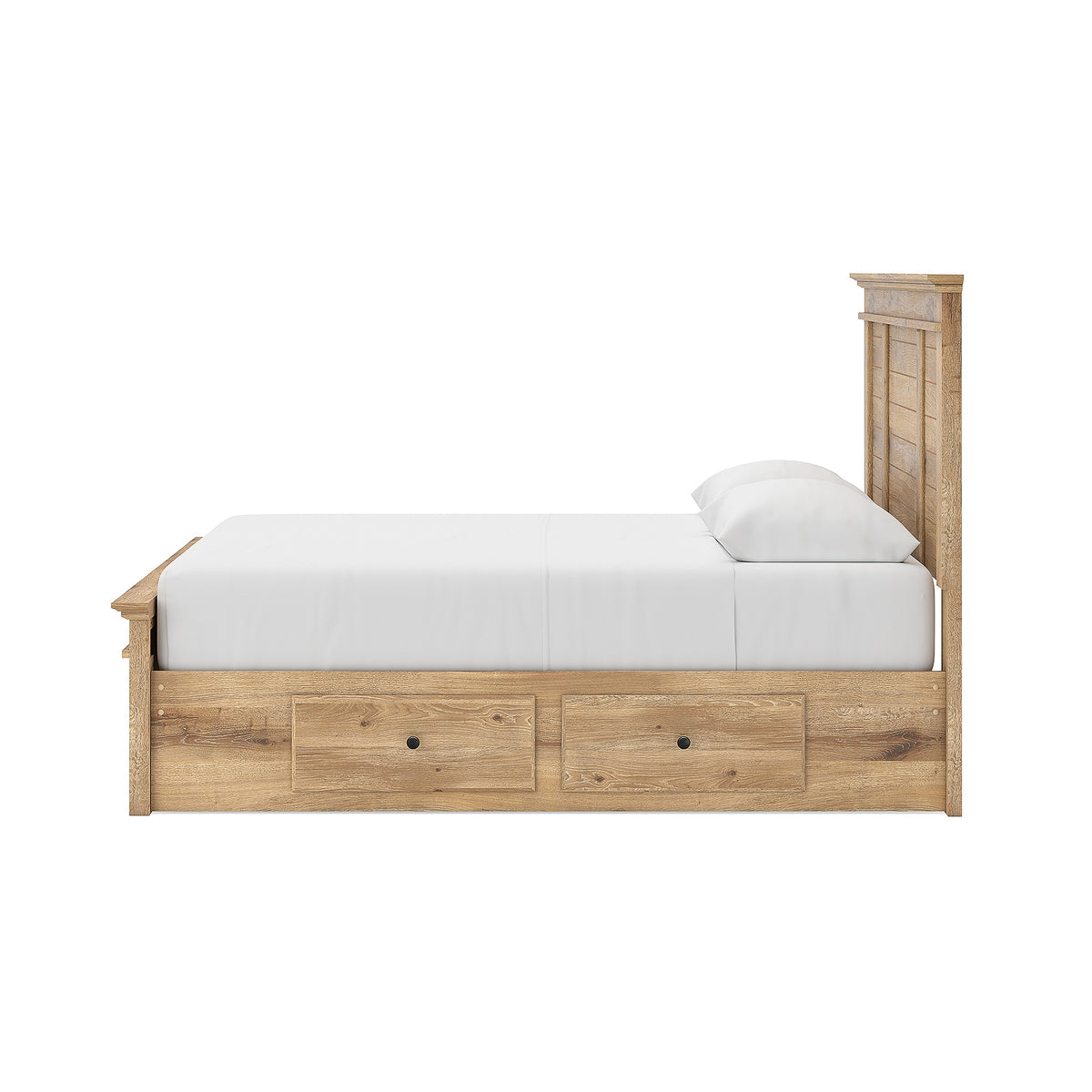 Makidern Queen Panel Bed with Storage, Dresser and Mirror (PCB1170-SI) - Image 15