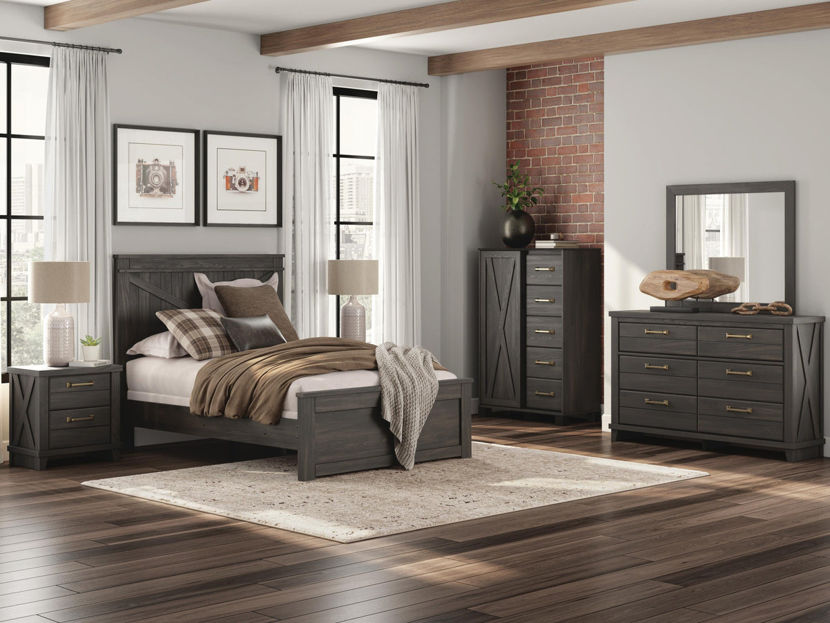 Vonitta Bay Full Panel Bed (PCB2648-SI) - Image 10