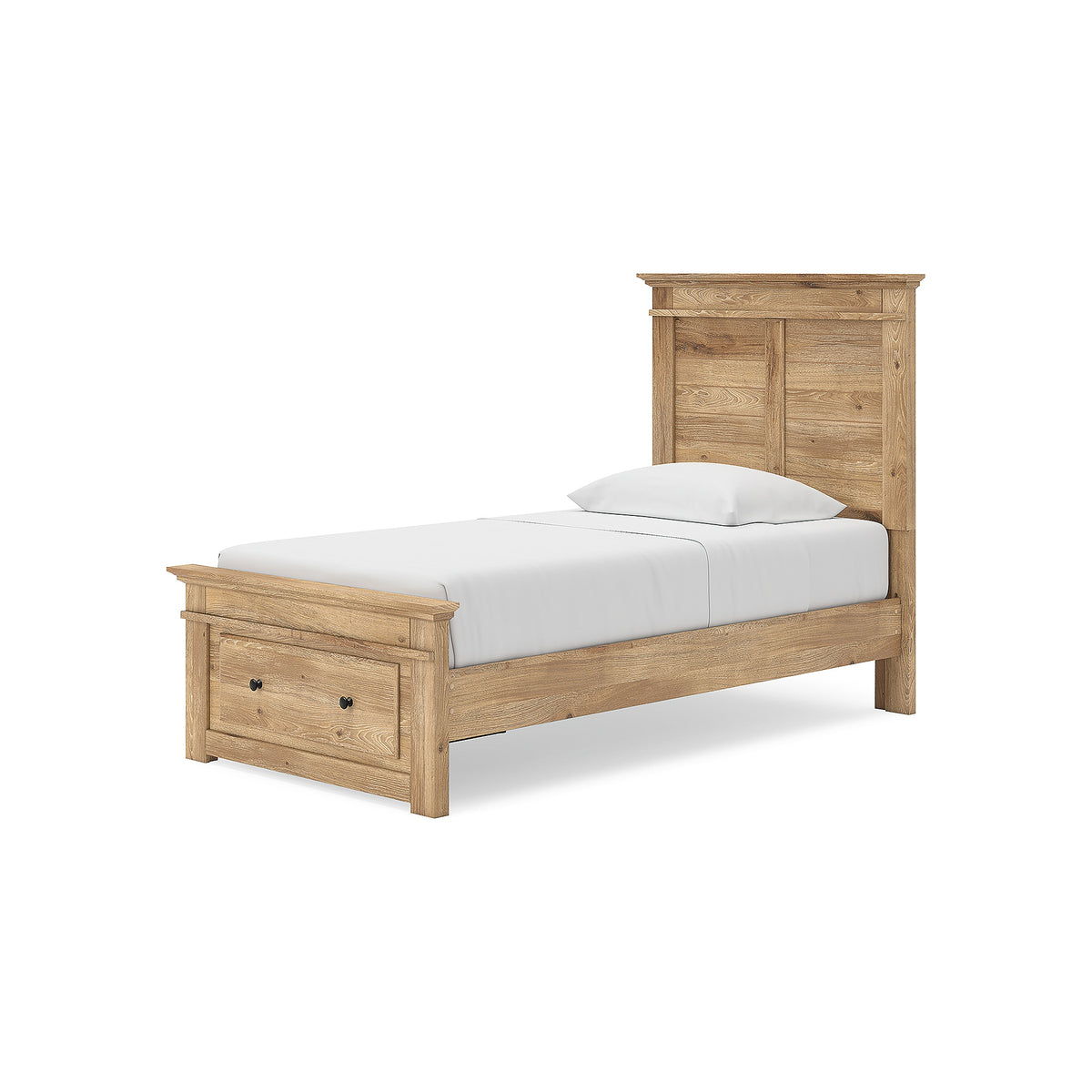 Makidern Twin Panel Storage Bed, Dresser and Mirror (PCB1170-SI) - Image 15