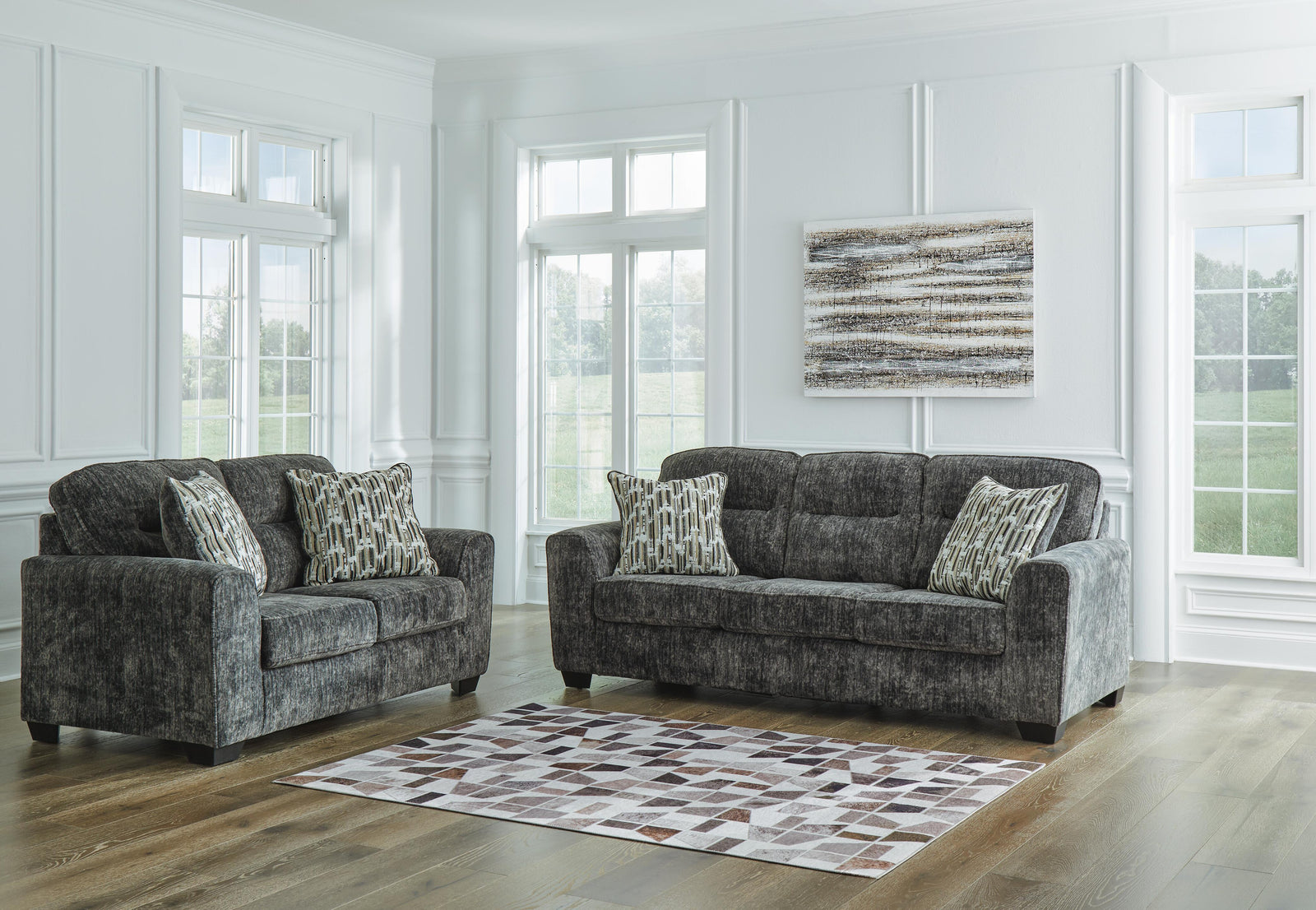 Lonoke Sofa and Loveseat (50504-SI) - Image 2