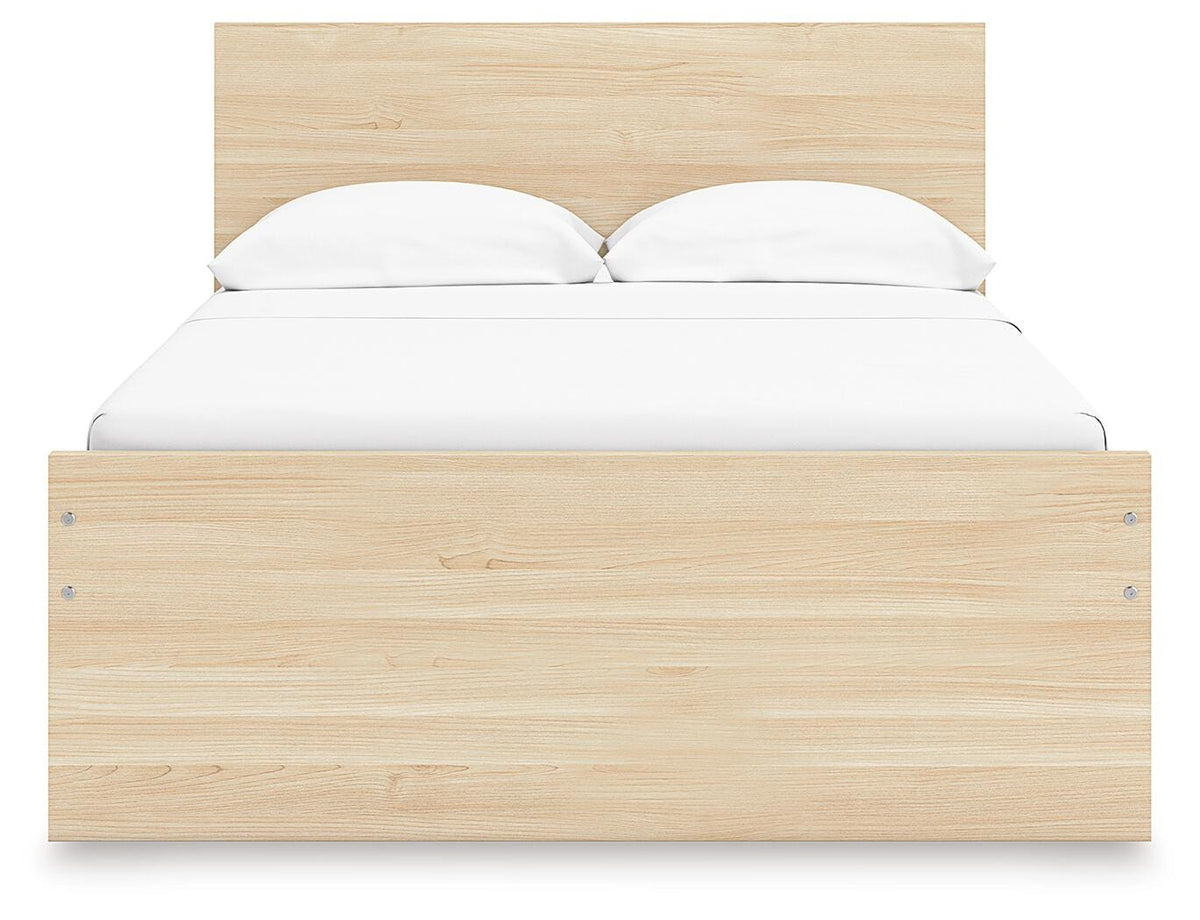 Onita Panel Platform Bed with 1 Side Storage (Youth) - Natural  (EB9632-SI) - Image 4