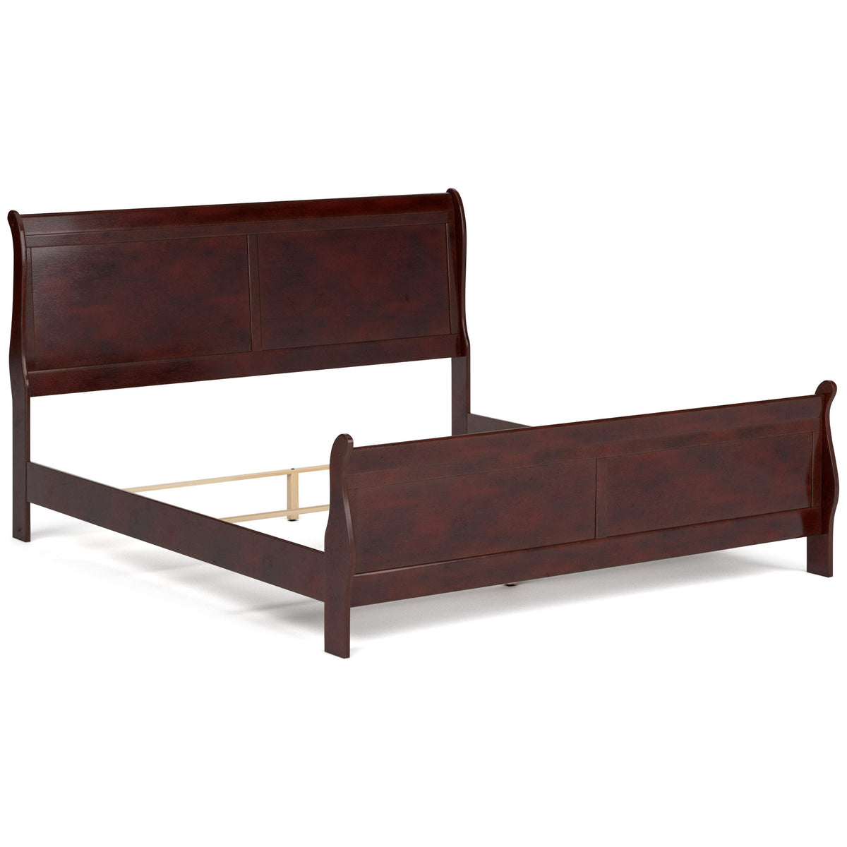Alisdair Sleigh Bed, Dresser, Mirror and Chest - Reddish Brown  (B376-SI) - Image 4