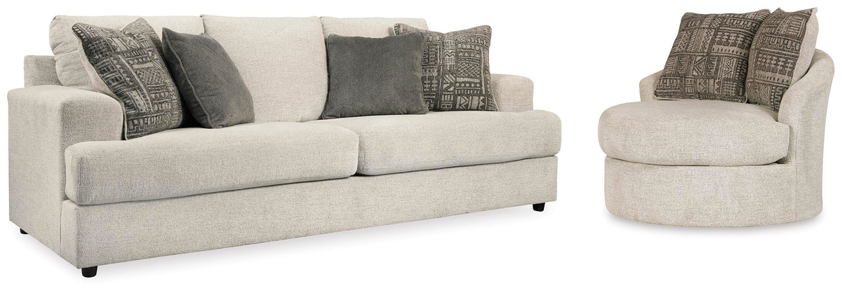 Soletren Sofa and Chair (95104-SI)
