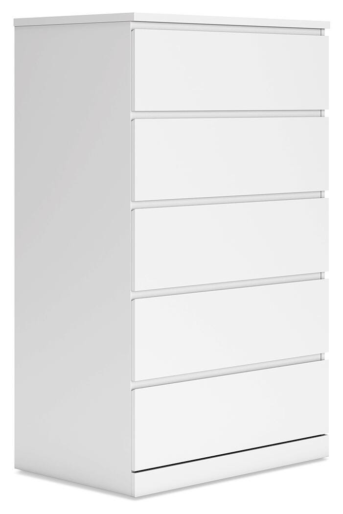 Onita Chest of Drawers - White  (EB9630-SI) - Image 2