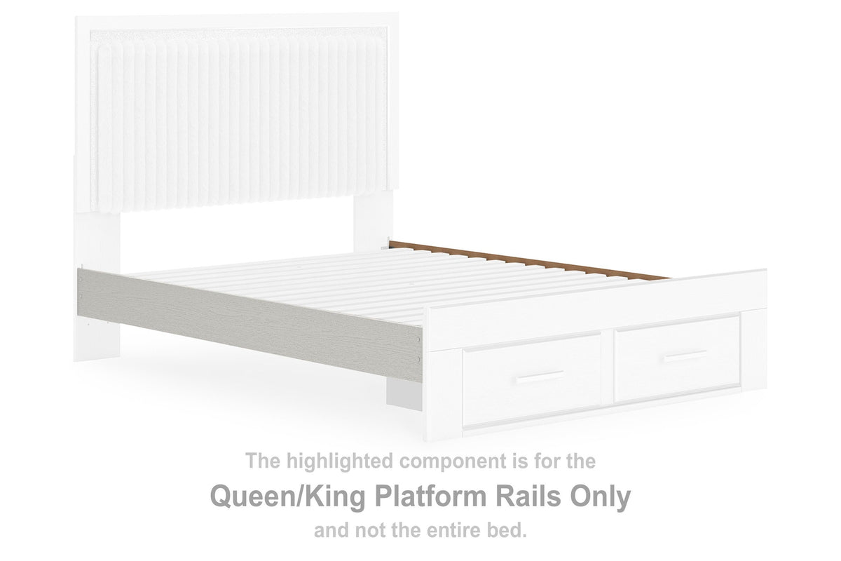 Zuraleus King/California King Upholstered Headboard/Footboard/Roll Slats (PCB3381-SI) - Image 34