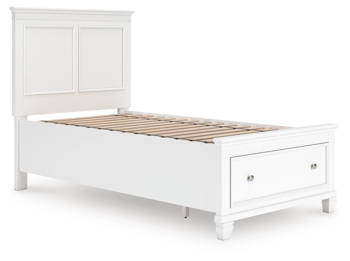 Fortman Panel Storage Bed (Youth) - White  (B680-SI) - Image 2