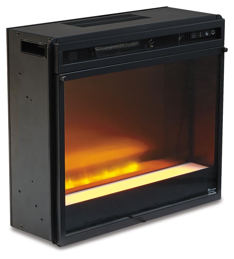 Wynnlow 4-Piece Entertainment Center with Electric Fireplace (W440-SI) - Image 5
