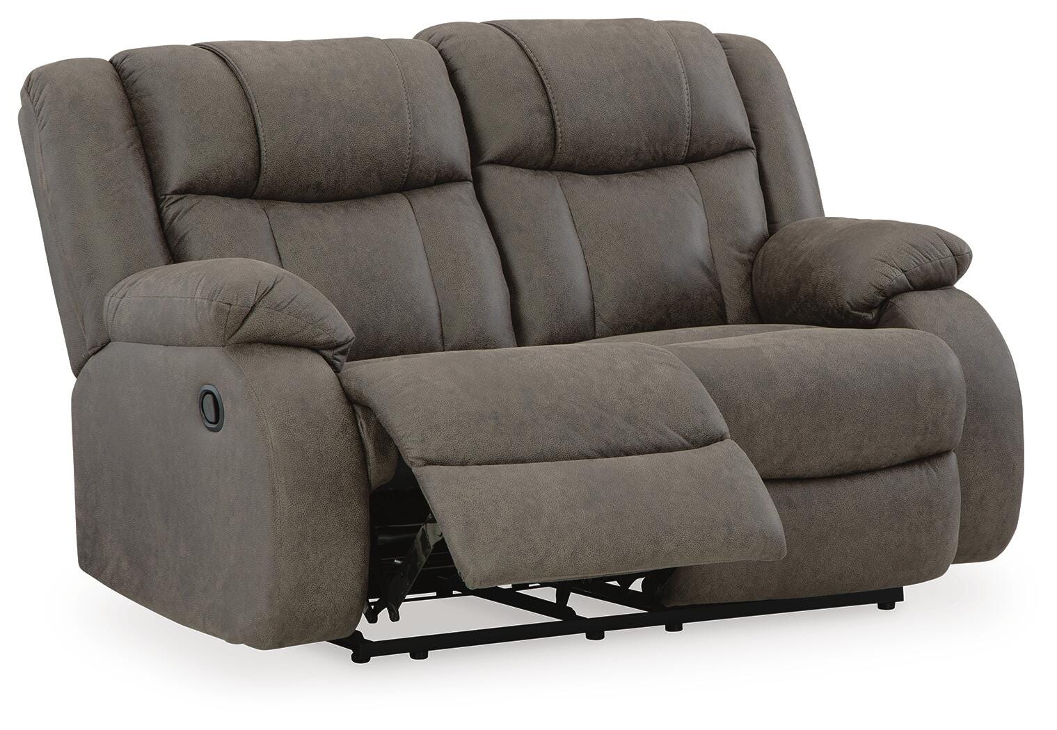 First Base Reclining Loveseat and 2 Recliners (68804-SI) - Image 10