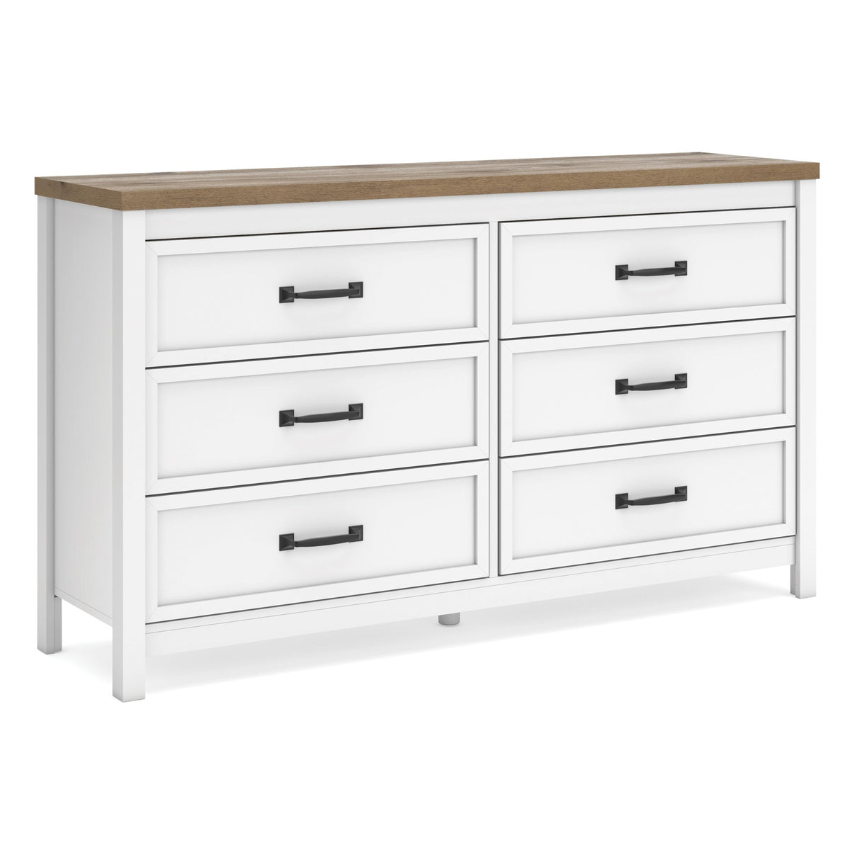 Kerisden Dresser - White/Brown  (EB1480-SI)