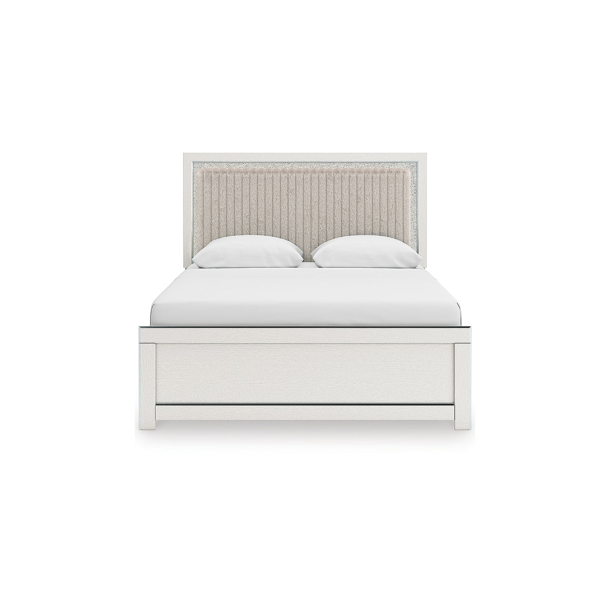 Zuraleus Queen Upholstered Panel Platform Bed (PCB3381-SI) - Image 4