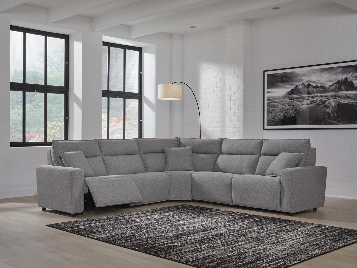 Modmax II 5-Piece Power Reclining Sectional (65906-SI) - Image 2