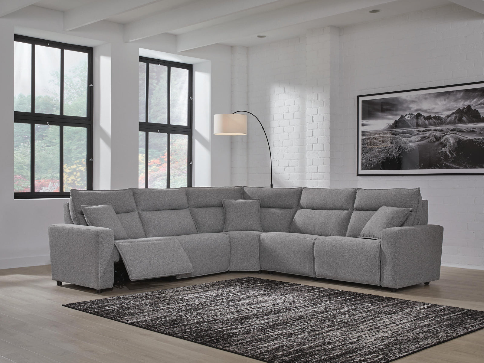 Modmax II 5-Piece Power Reclining Sectional (65906-SI) - Image 2
