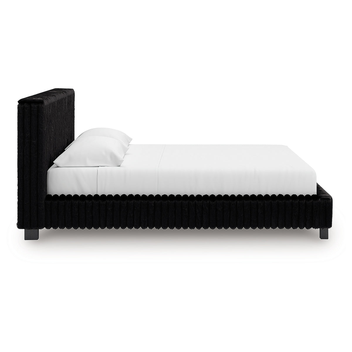 Zuraleus King Upholstered Bed, Dresser, Mirror and 2 Nightstands (PCB3380-SI) - Image 12