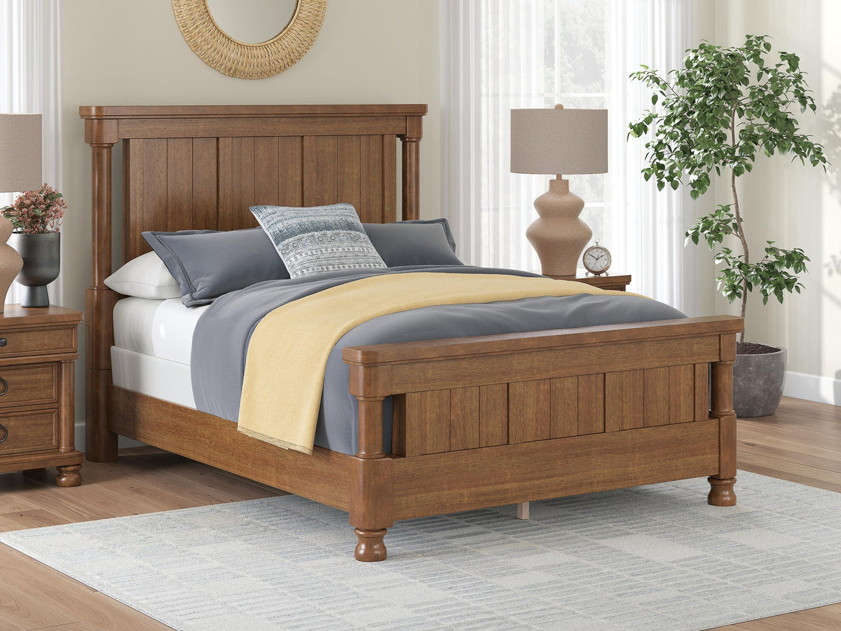 Rowlenstown Queen Poster Bed (PCB824-SI) - Image 7