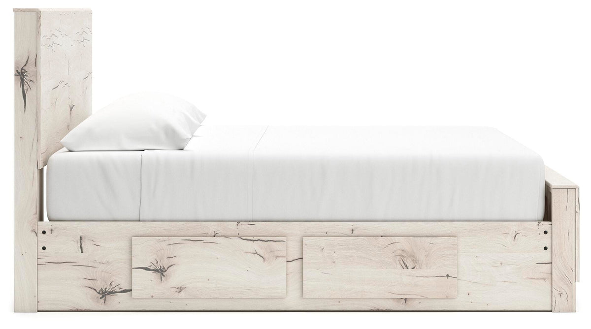 Lawroy Panel Bed with Storage, Dresser and Mirror - Light Natural  (B2310-SI) - Image 16