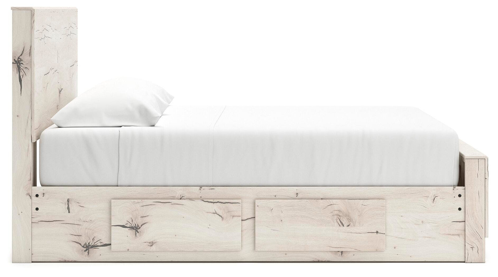 Lawroy Panel Bed with Storage, Dresser and Mirror - Light Natural  (B2310-SI) - Image 16