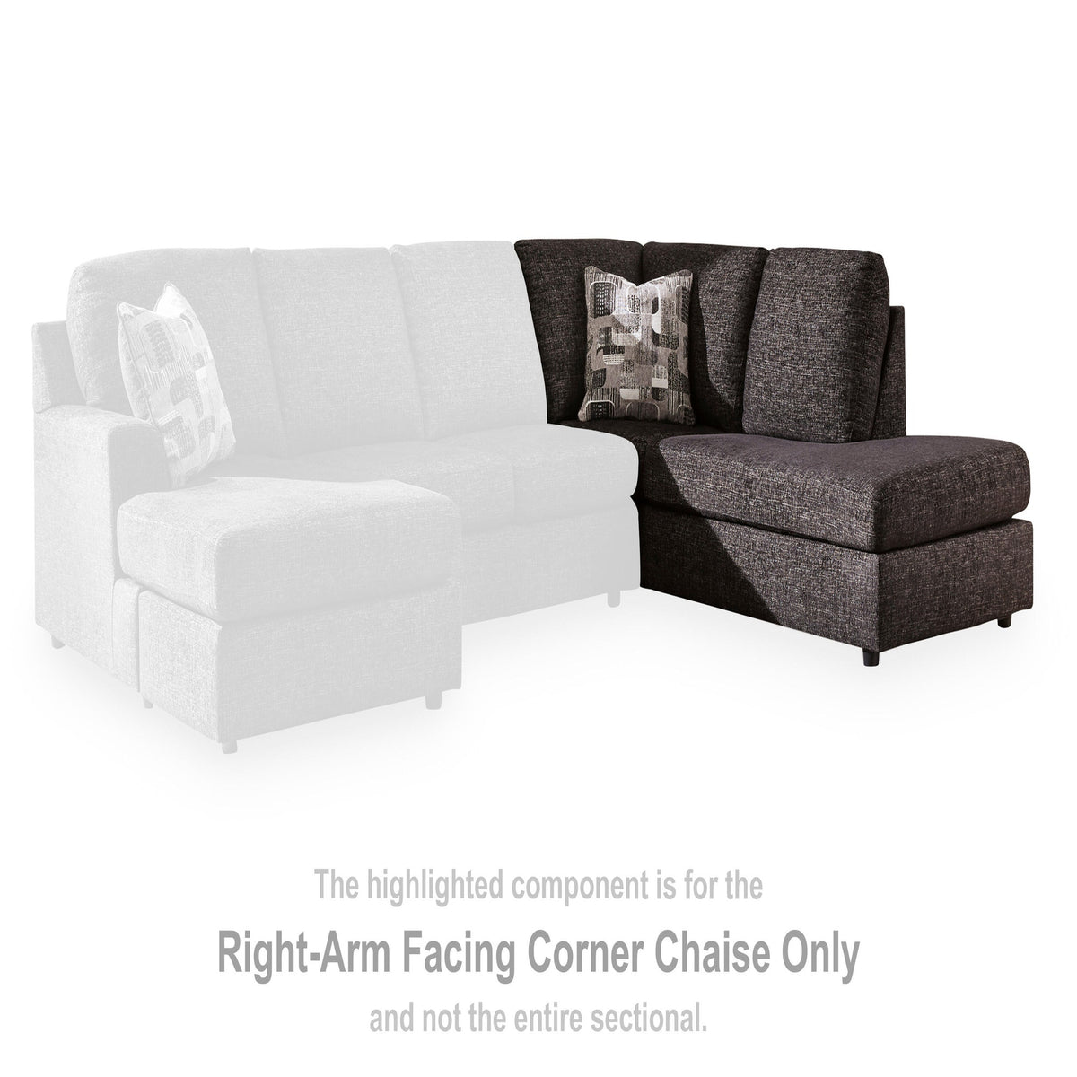 Lentiz Left-Arm Facing Sofa Chaise (PC73404-SI) - Image 12