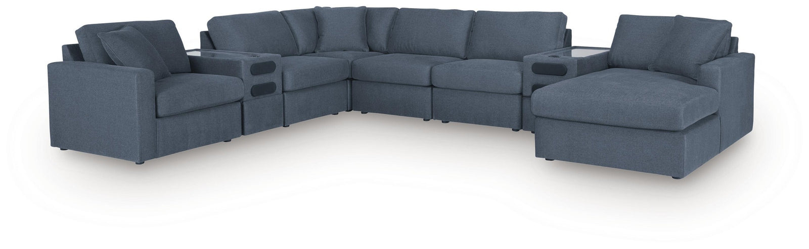 Modmax 8-Piece Sectional with Storage Chaise and Audio Consoles (92121-SI)