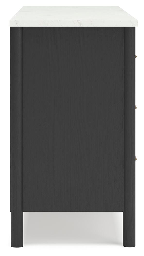 Cadmori Dresser - Black/White  (B2616-SI) - Image 7