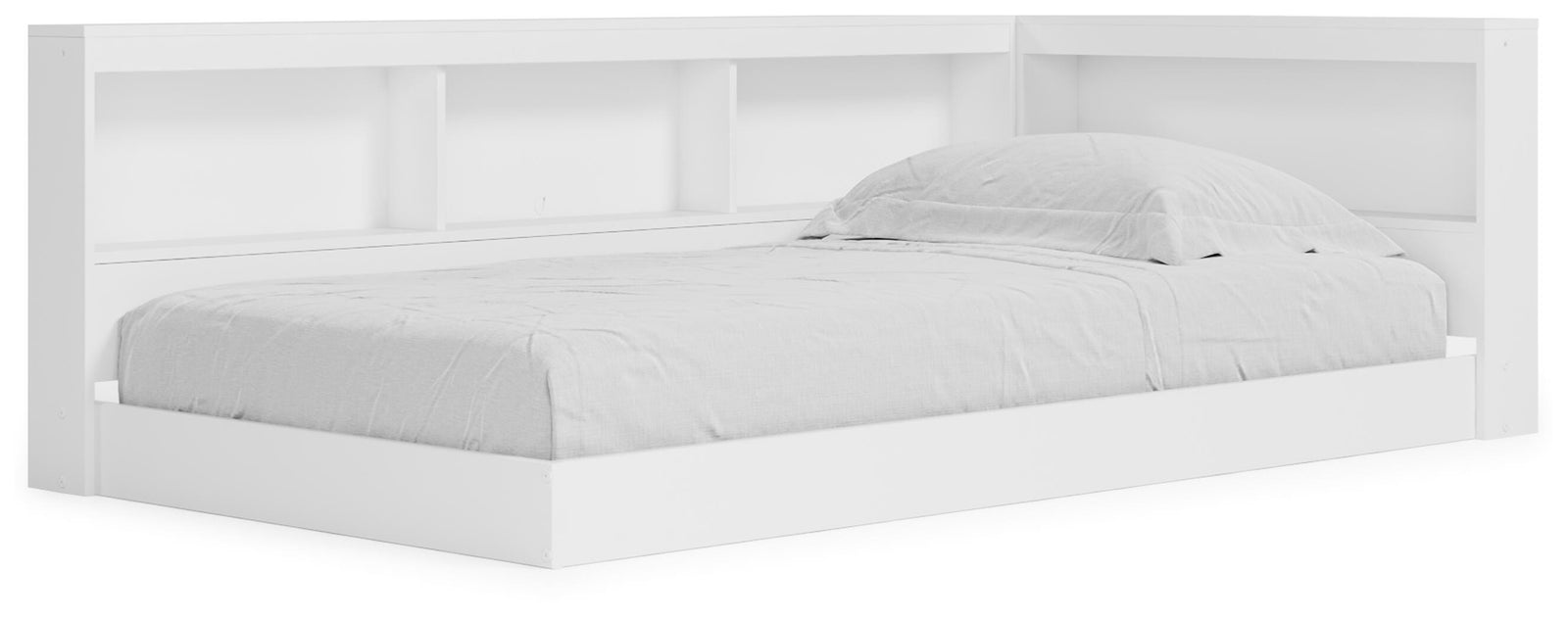 Piperton Bookcase Storage Bed (Youth) - White  (EB1221-SI)