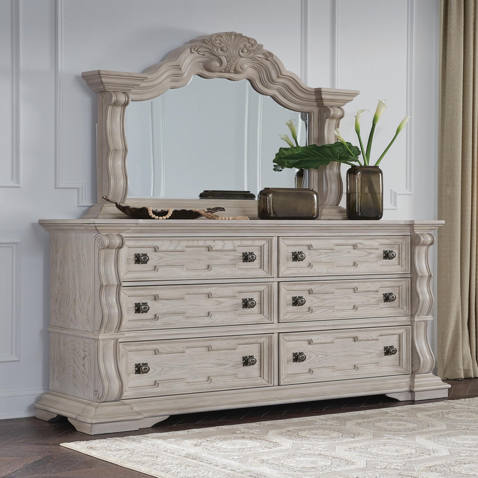 Bruchandi Dresser and Mirror (PCB948-SI) - Image 2
