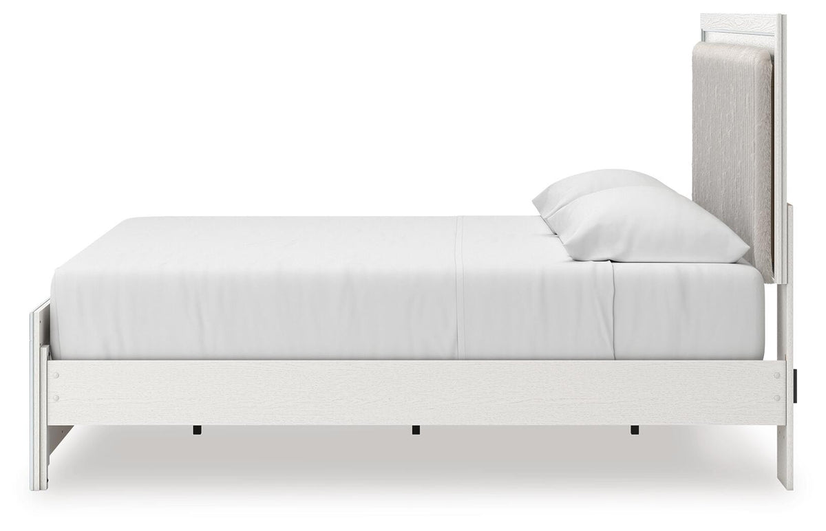 Zuraleus King Upholstered Panel Platform Bed (PCB3381-SI) - Image 6